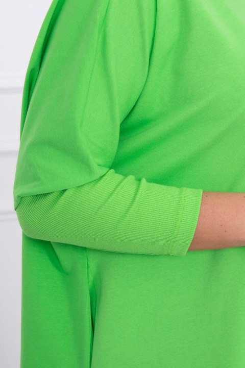 Bluzka oversize jasny zielony