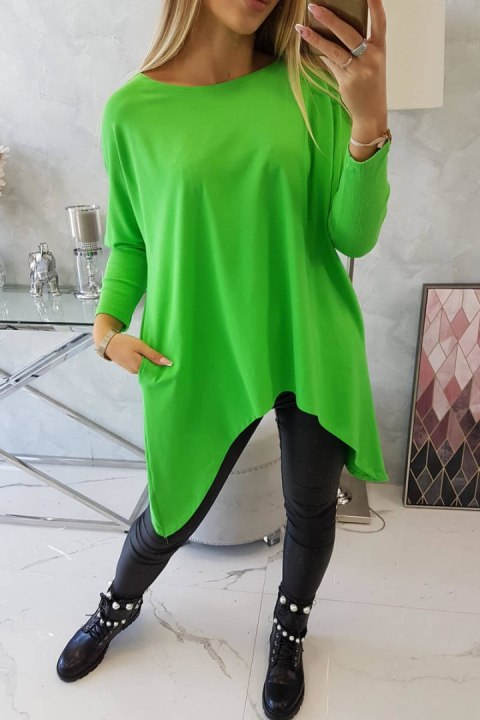 Bluzka oversize jasny zielony