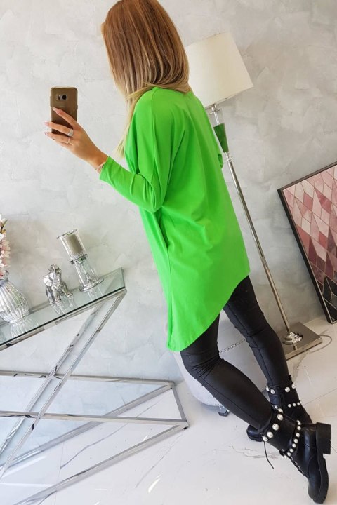 Bluzka oversize jasny zielony