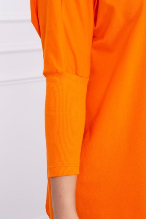 Bluzka oversize pomarańczowy