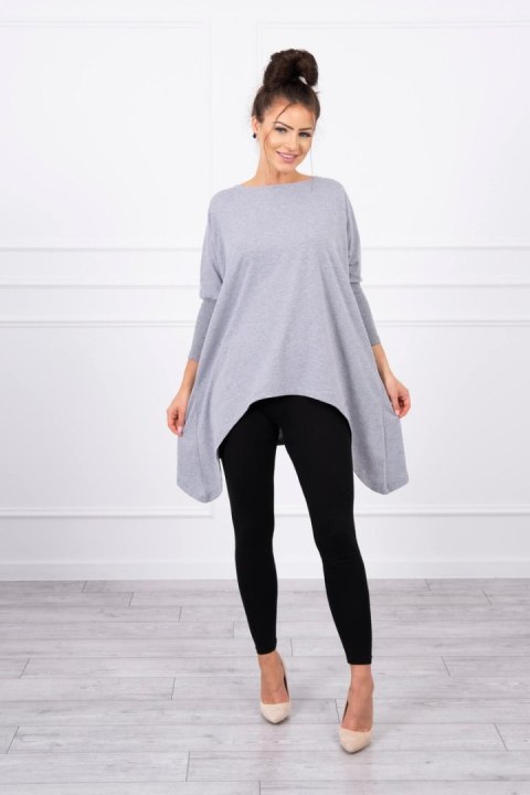 Bluzka oversize szara