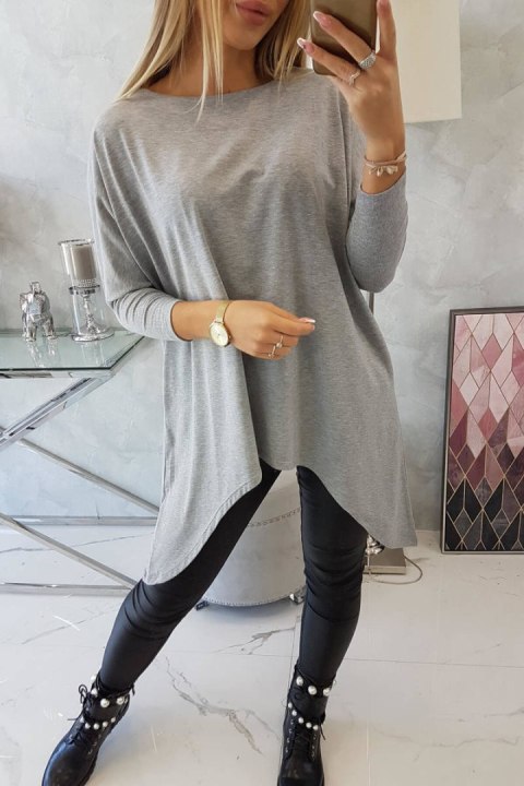 Bluzka oversize szara