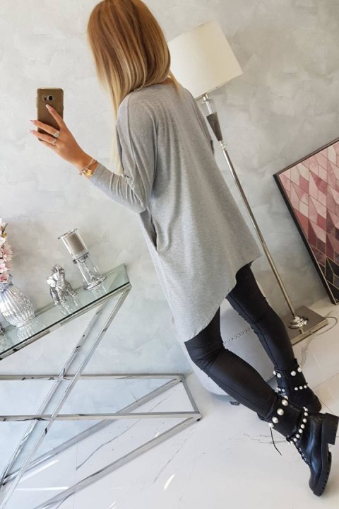 Bluzka oversize szara