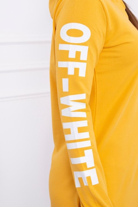 Sukienka Off White musztardowy