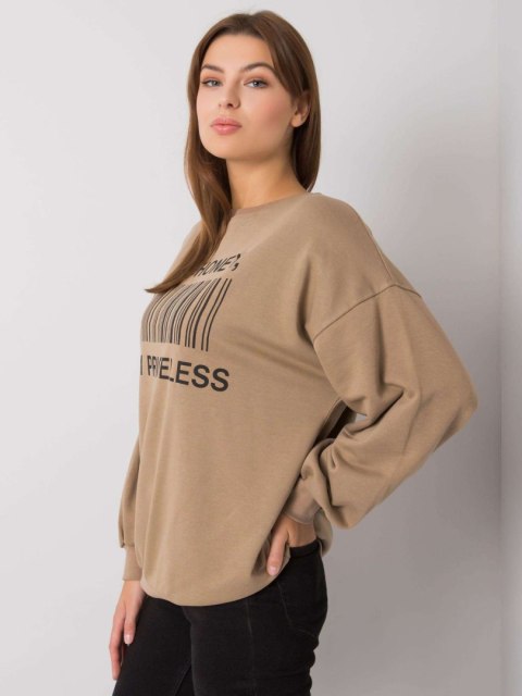 Bluza EM-BL-536/1U.84P ciemny bezowy Bluza EM-BL-536/1U.84P ciemny bezowy