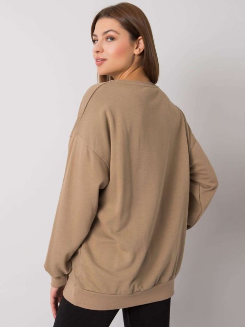 Bluza EM-BL-536/1U.84P ciemny bezowy Bluza EM-BL-536/1U.84P ciemny bezowy