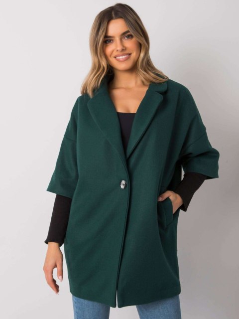 Płaszcz CHA-PL-0409.30X ciemny zielony S/M Płaszcz CHA-PL-0409.30X ciemny zielony S/M