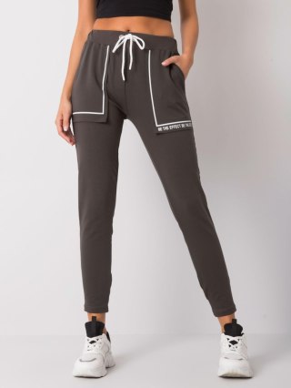 Spodnie dresowe RV-DR-7035.70 ciemny khaki S