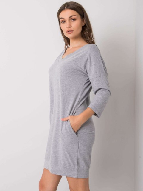 Sukienka RV-SK-6838.43 szary L/XL Sukienka RV-SK-6838.43 szary L/XL