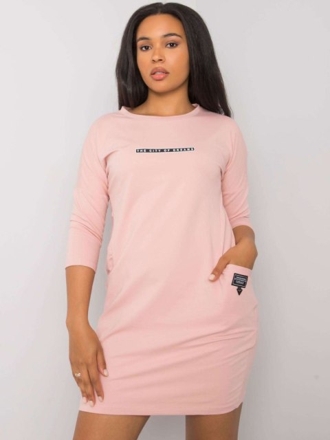 Sukienka RV-SK-6939.73P jasny różowy