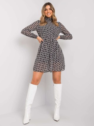 Sukienka WN-SK-18951.41X czarno-biały L/XL