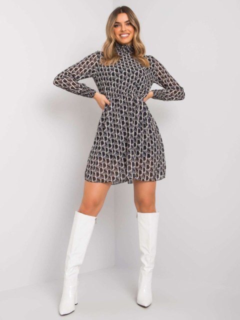 Sukienka WN-SK-18951.41X czarno-biały L/XL