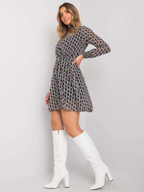 Sukienka WN-SK-18951.41X czarno-biały L/XL