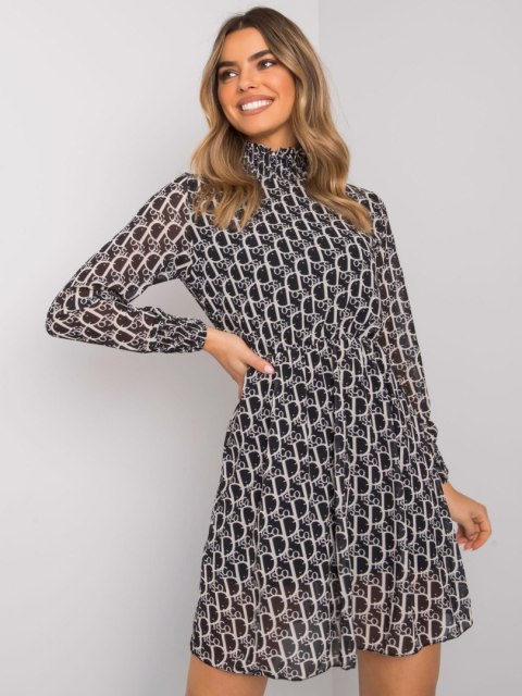 Sukienka WN-SK-18951.41X czarno-biały L/XL