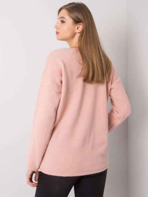 Sweter TW-SW-BI-9802.25X jasny różowy Sweter TW-SW-BI-9802.25X jasny różowy