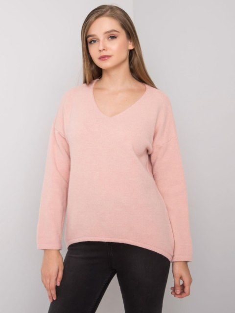 Sweter TW-SW-BI-9802.25X jasny różowy Sweter TW-SW-BI-9802.25X jasny różowy