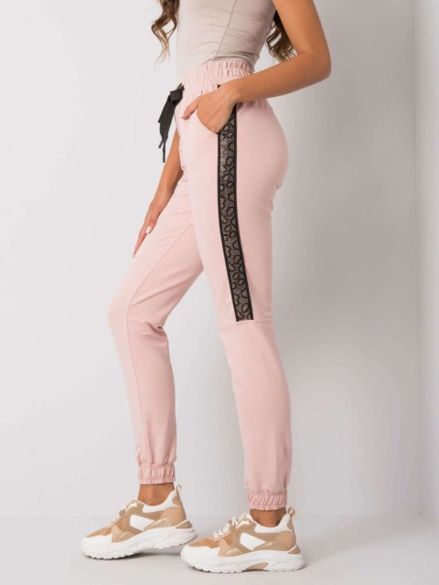 Spodnie dresowe RV-DR-6891.54 jasny różowy XL