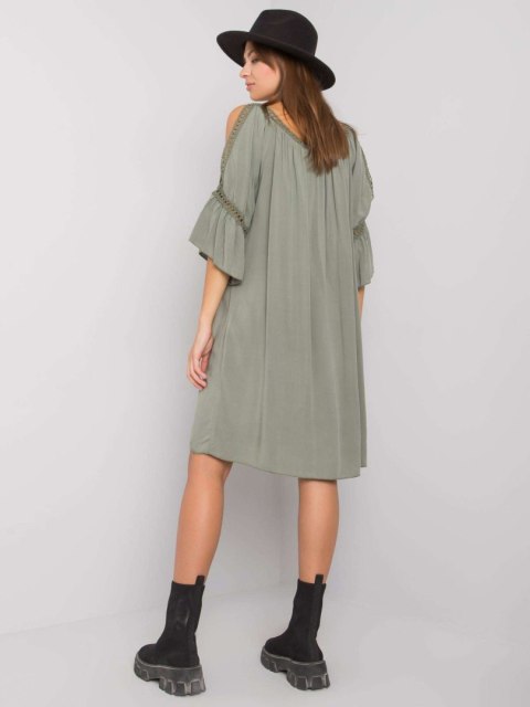Sukienka TW-SK-BI-82314.48 khaki M Sukienka TW-SK-BI-82314.48 khaki M