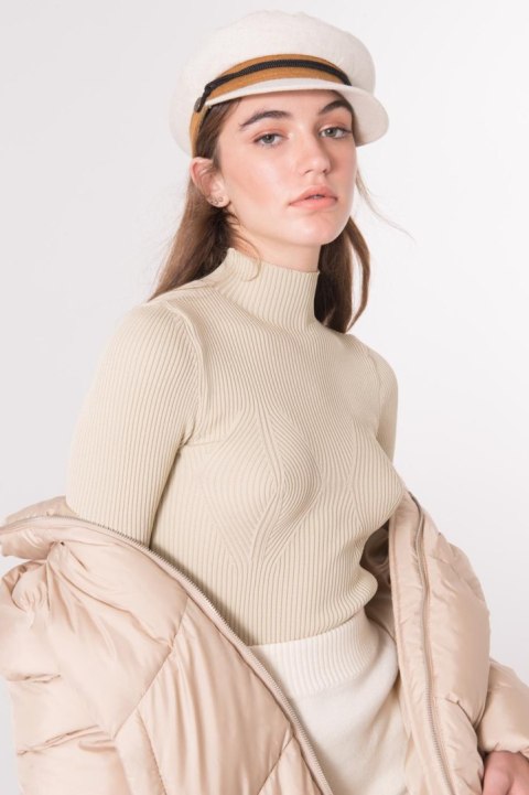 Sweter 15817 jasny beżowy S Sweter 15817 jasny beżowy S