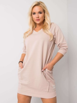 Sukienka RV-SK-6847.59P beżowy