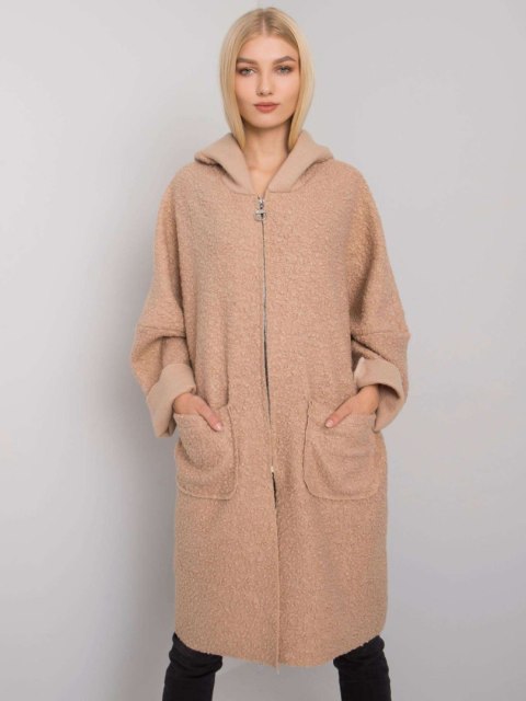 Płaszcz TW-PL-BI-21715.63P beżowy Płaszcz TW-PL-BI-21715.63P beżowy