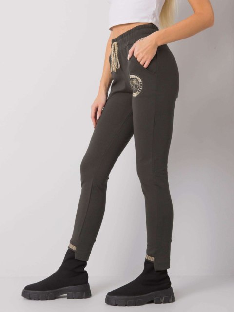 Spodnie dresowe RV-DR-6650.81P ciemny khaki S