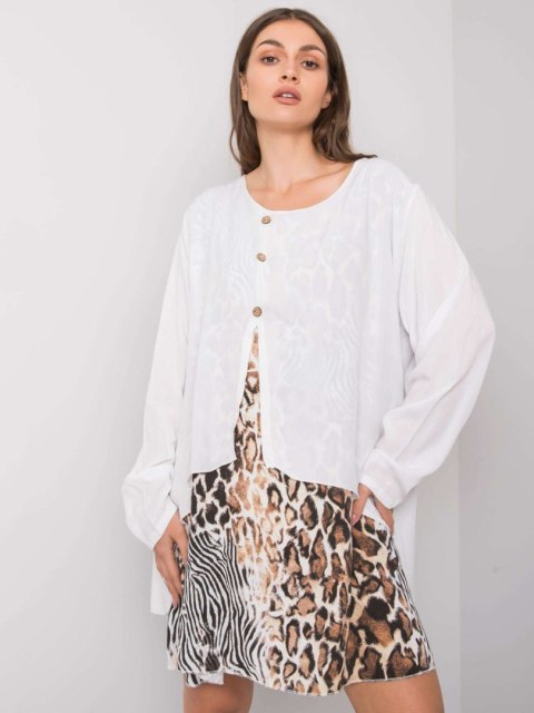 Sukienka DHJ-SK-21451.50 biały