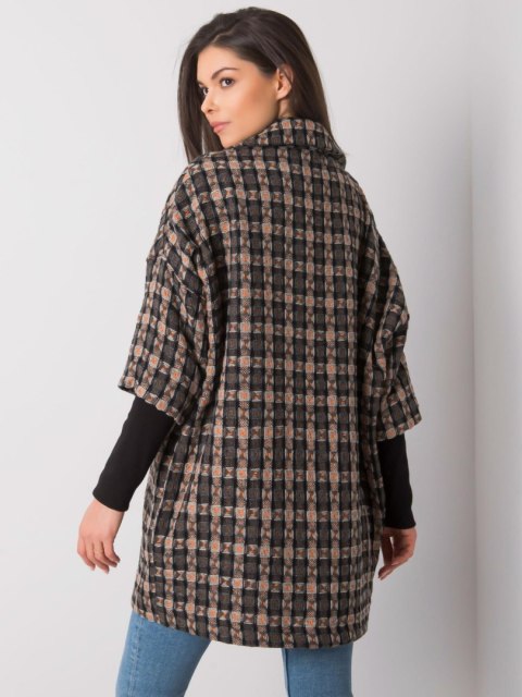 Płaszcz CHA-PL-0466.05X szaro-czarny S/M Płaszcz CHA-PL-0466.05X szaro-czarny S/M