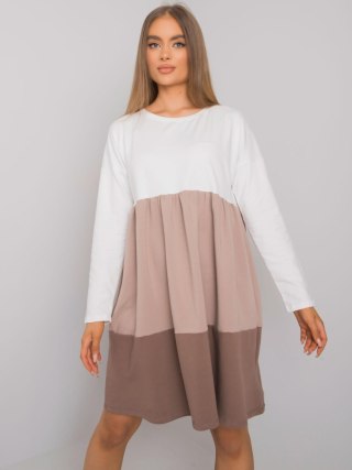 Sukienka RV-SK-7188.83P brązowy L/XL
