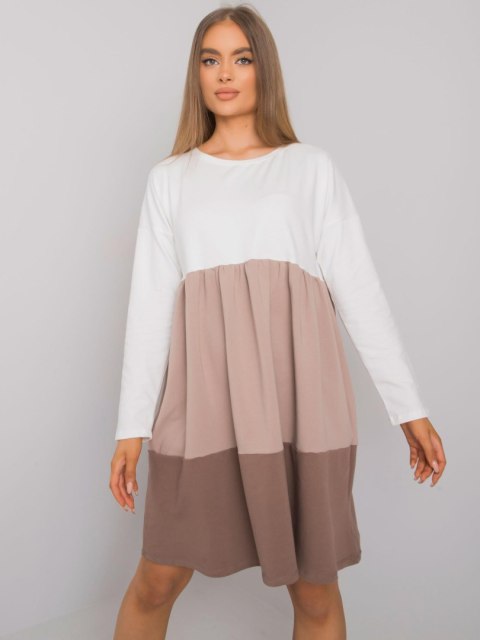 Sukienka RV-SK-7188.83P brązowy L/XL Sukienka RV-SK-7188.83P brązowy L/XL