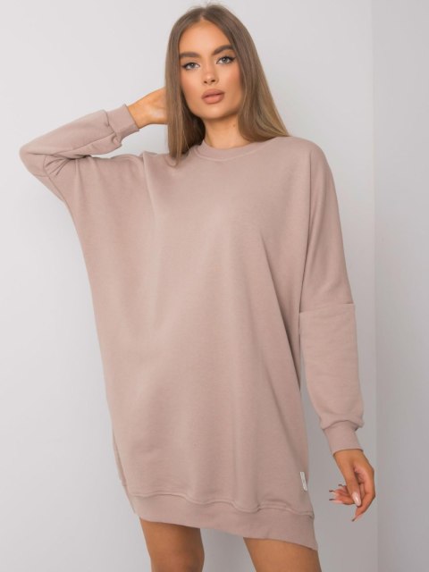 Sukienka RV-SK-7216.95 ciemny bezowy L/XL Sukienka RV-SK-7216.95 ciemny bezowy L/XL
