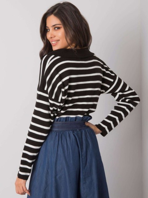 Sweter ASM-SW-14238.60 czarno-biały Sweter ASM-SW-14238.60 czarno-biały