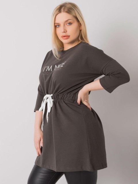 Tunika RV-TU-7033.84P ciemny khaki Tunika RV-TU-7033.84P ciemny khaki