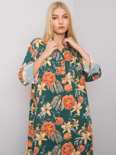 Sukienka EM-SK-2909-3.37 ciemny zielony Sukienka EM-SK-2909-3.37 ciemny zielony