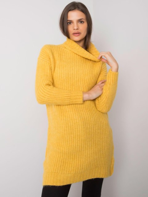 Sweter ASM-SW-5041.96P ciemny żółty