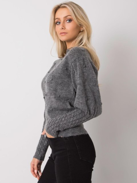 Sweter ASM-SW-7424.17 ciemny szary Sweter ASM-SW-7424.17 ciemny szary