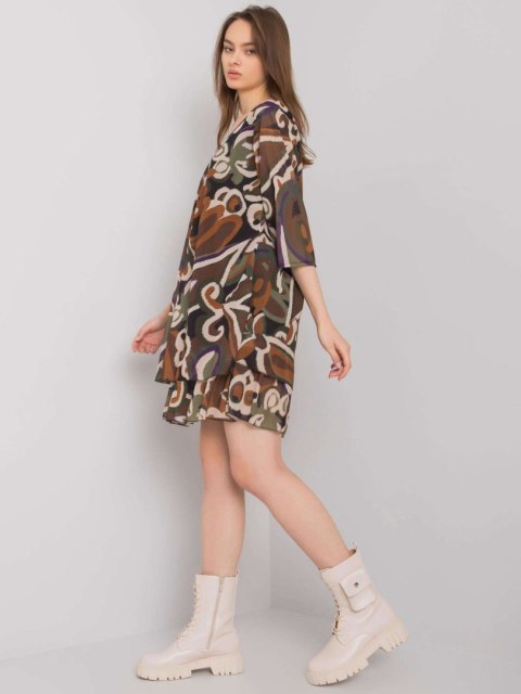 Sukienka DHJ-SK-2415.19P khaki Sukienka DHJ-SK-2415.19P khaki