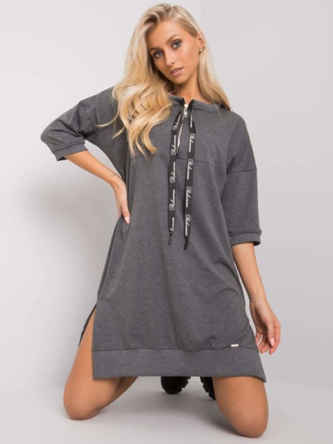 Sukienka RV-SK-6273.47P ciemny szary L/XL Sukienka RV-SK-6273.47P ciemny szary L/XL