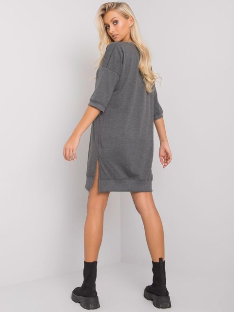 Sukienka RV-SK-6273.47P ciemny szary L/XL Sukienka RV-SK-6273.47P ciemny szary L/XL