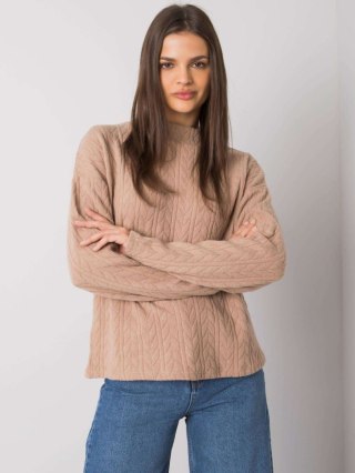 Sweter TO-SW-1213.76 ciemny bezowy M