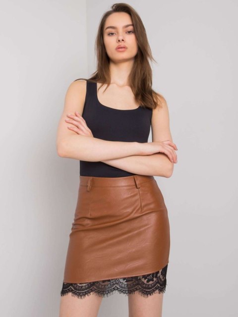 Spódnica DHJ-SD-3051.80P brązowy S Spódnica DHJ-SD-3051.80P brązowy S