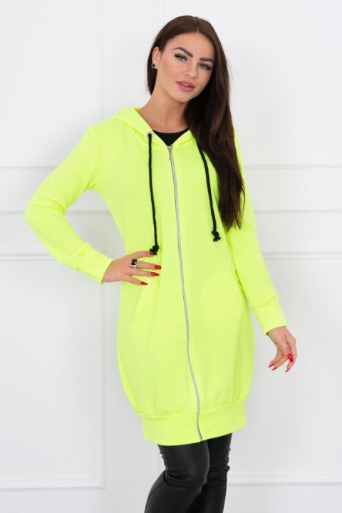 Bluza do kolan w neonowym żółtym kolorze – codzienna stylizacja streetwear