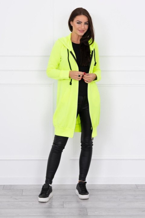Bluza do kolan w neonowym żółtym kolorze – codzienna stylizacja streetwear