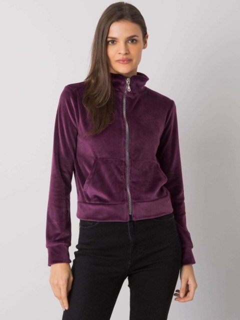 Bluza RV-BL-7303.98P ciemny fioletowy S/M