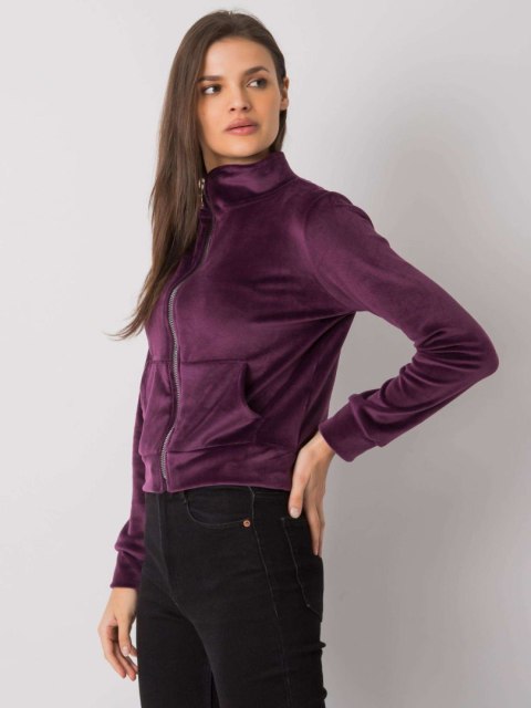 Bluza RV-BL-7303.98P ciemny fioletowy S/M