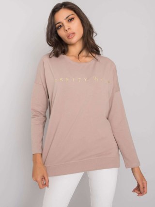 Bluzka RV-BZ-7193.13P ciemny bezowy L/XL