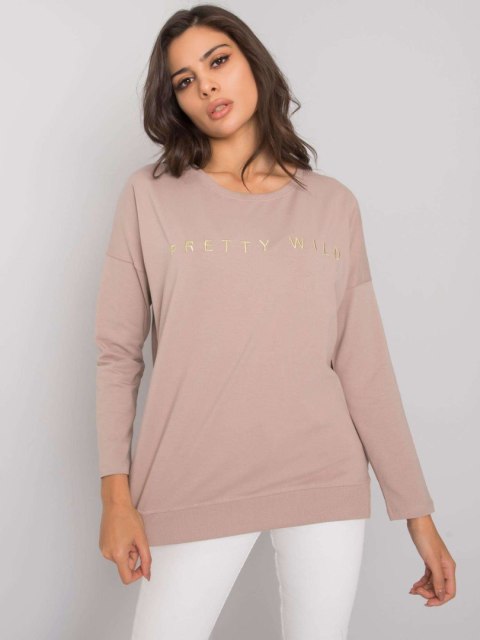 Bluzka RV-BZ-7193.13P ciemny bezowy L/XL