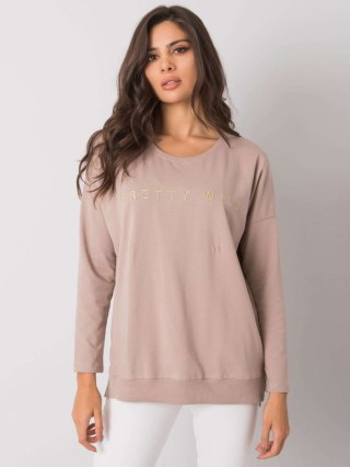 Bluzka RV-BZ-7193.13P ciemny bezowy L/XL