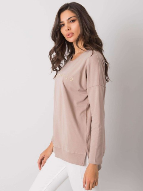 Bluzka RV-BZ-7193.13P ciemny bezowy L/XL