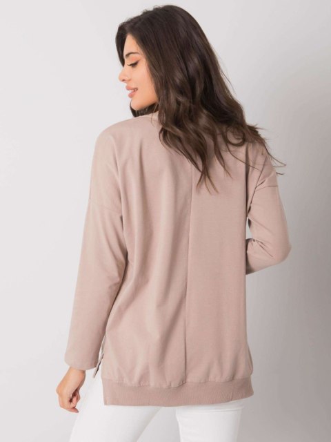 Bluzka RV-BZ-7193.13P ciemny bezowy L/XL
